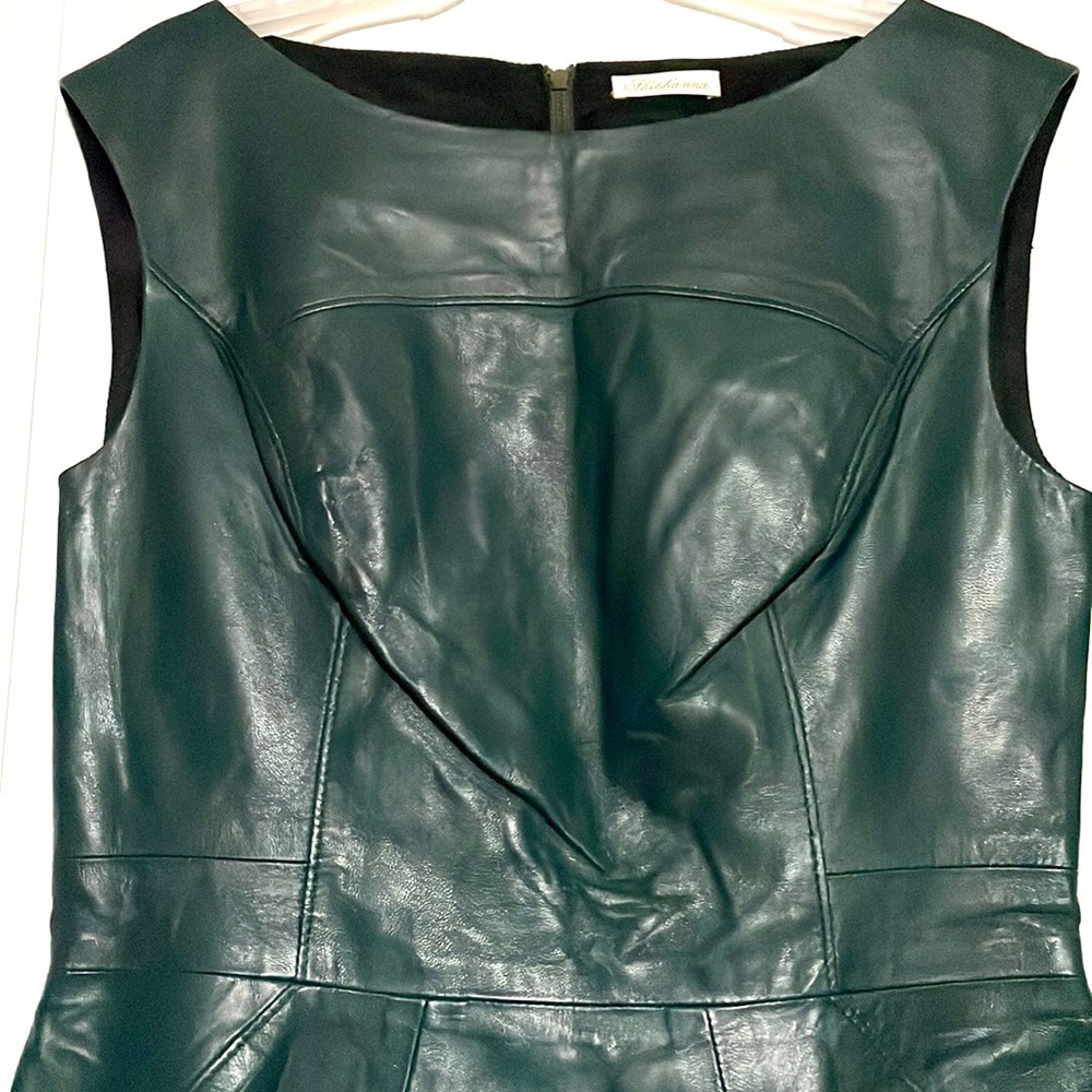 Shoshanna leather dress.